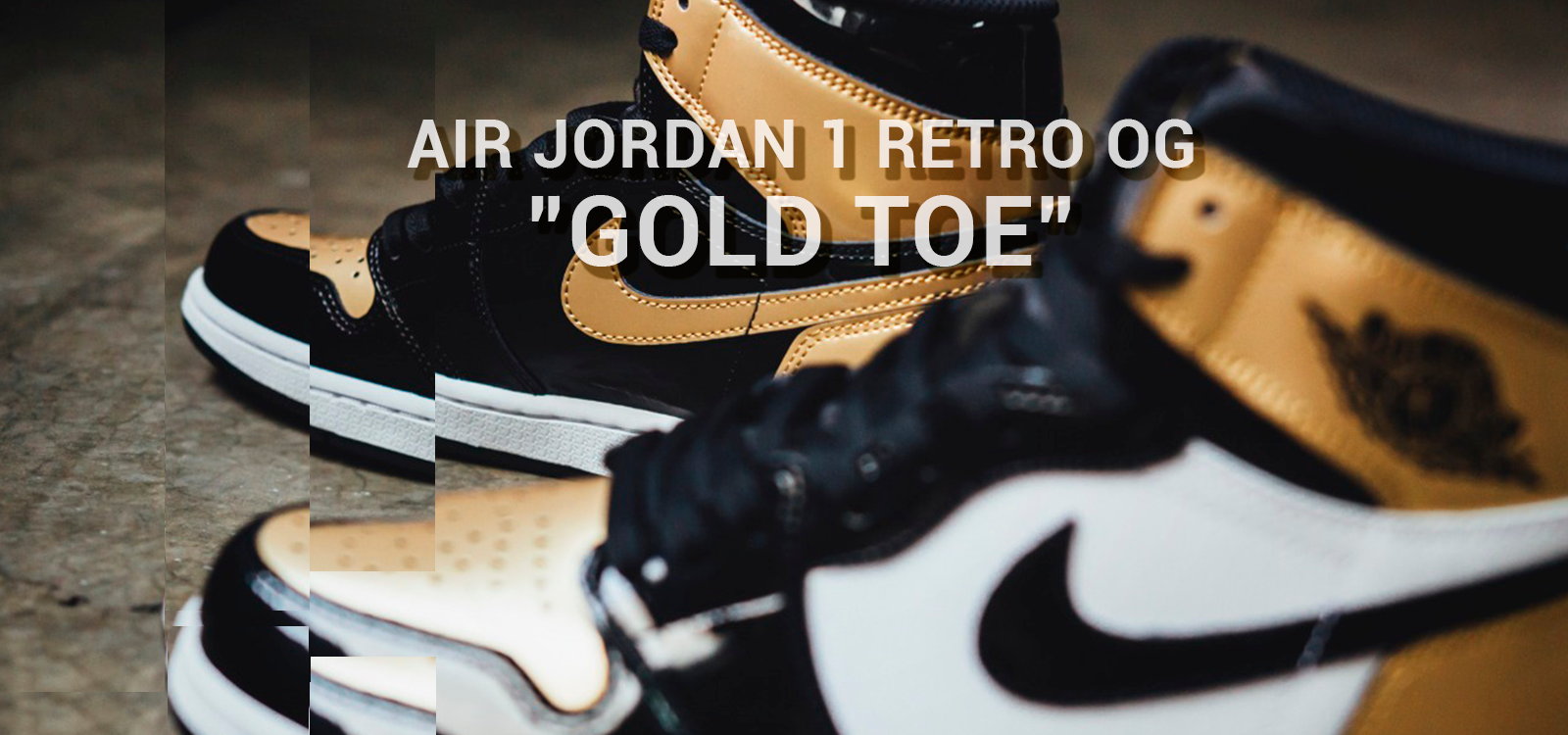 Gold toe top 1 jordan