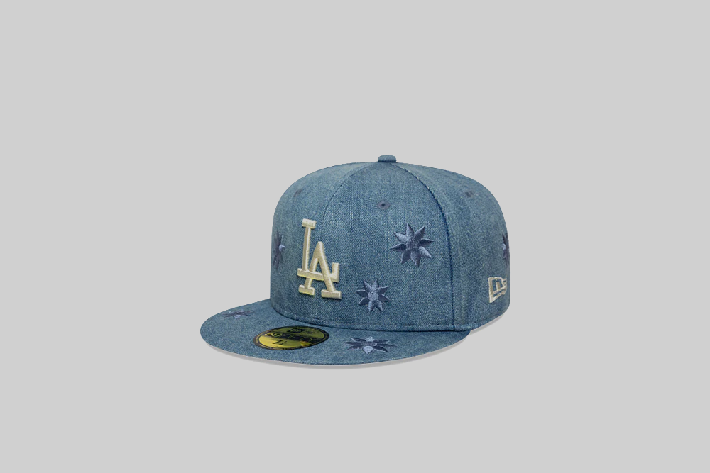 New Era Los Angeles Dodgers MLB Flower Embroidery 59Fifty Cap