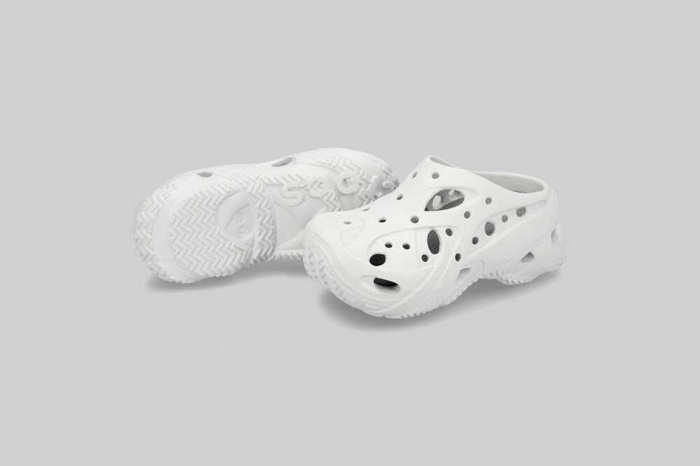 Women's Crocs Caged Clog Atmosphere 'Grey'