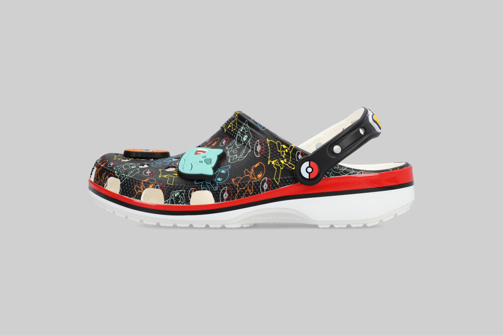 Pokemon x Crocs Print Classic Clog 'Black'