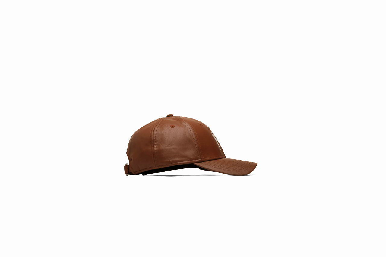 New Era New York Yankees MLB Leather 9Forty Strapback Cap