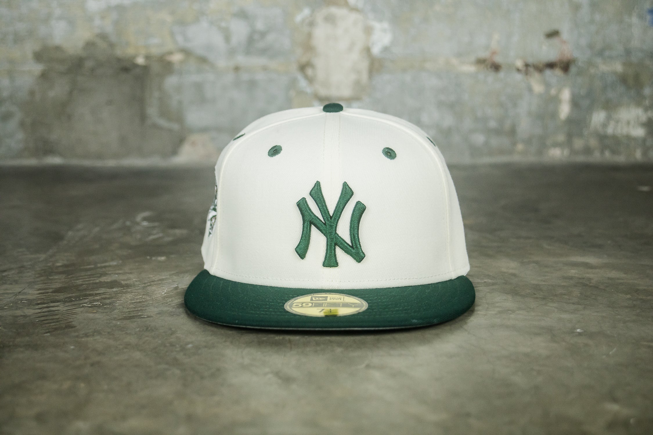 Green yankees cap best sale