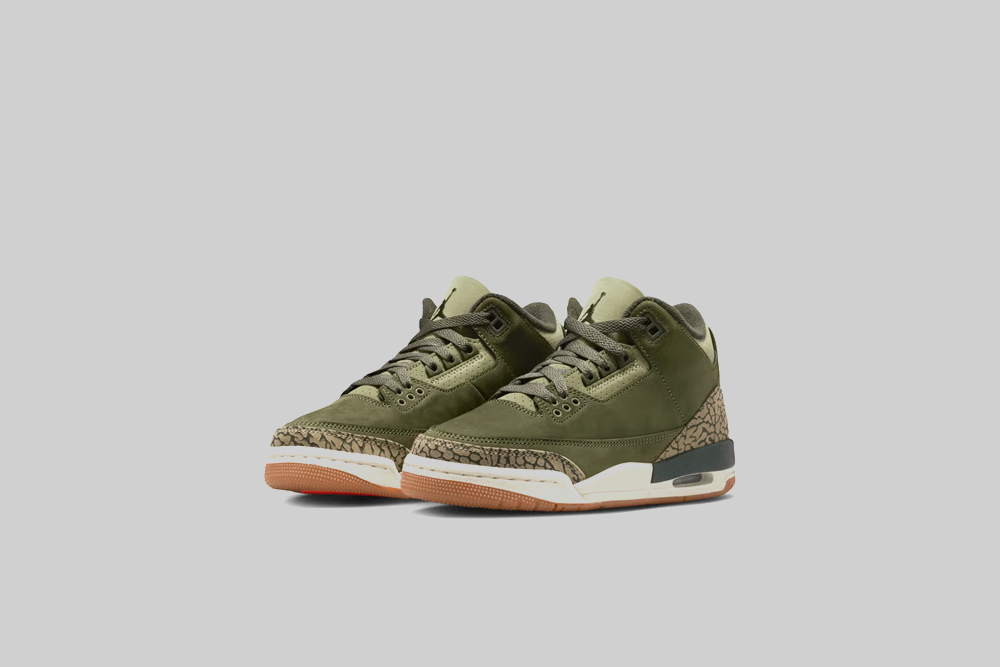 Air Jordan 3 'Medium Olive' (GS) - DM0967-202