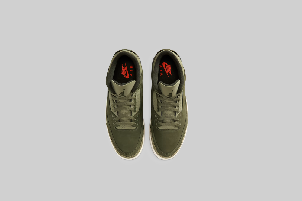 Air Jordan 3 'Medium Olive' - DN3707-202