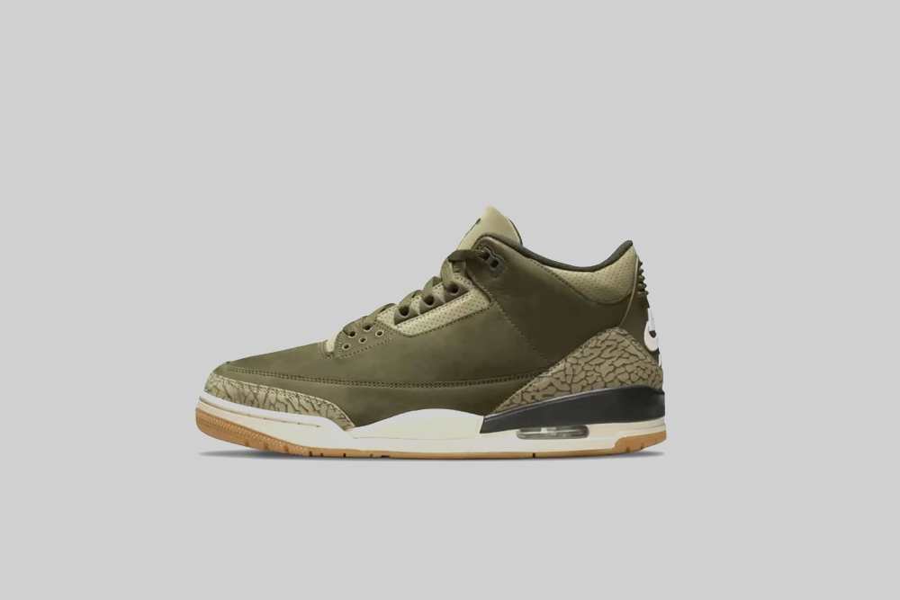 Air Jordan 3 'Medium Olive' - DN3707-202