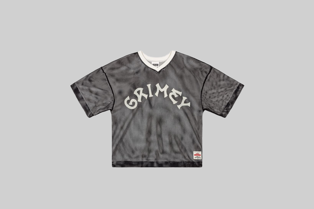 Grimey Sweet Science Reversible Mesh Boxy V Neck Tee
