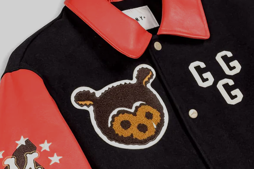 Grimey Mud's The Residence Baseball Jacket - GBJK194-BLK