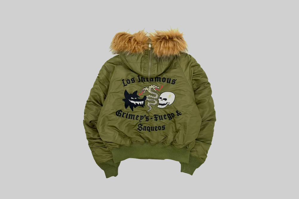 Grimey The Planet N-28 Flight Jacket - GFJN198-GRN