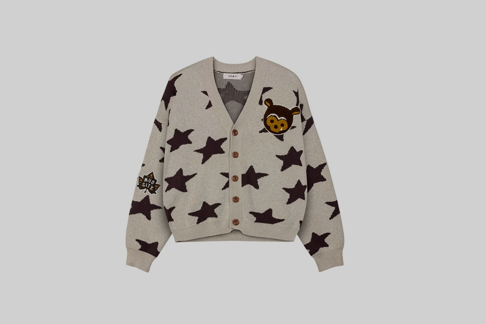 Grimey Mud's The Residence Knit Cardigan - GNKG194-LGRE