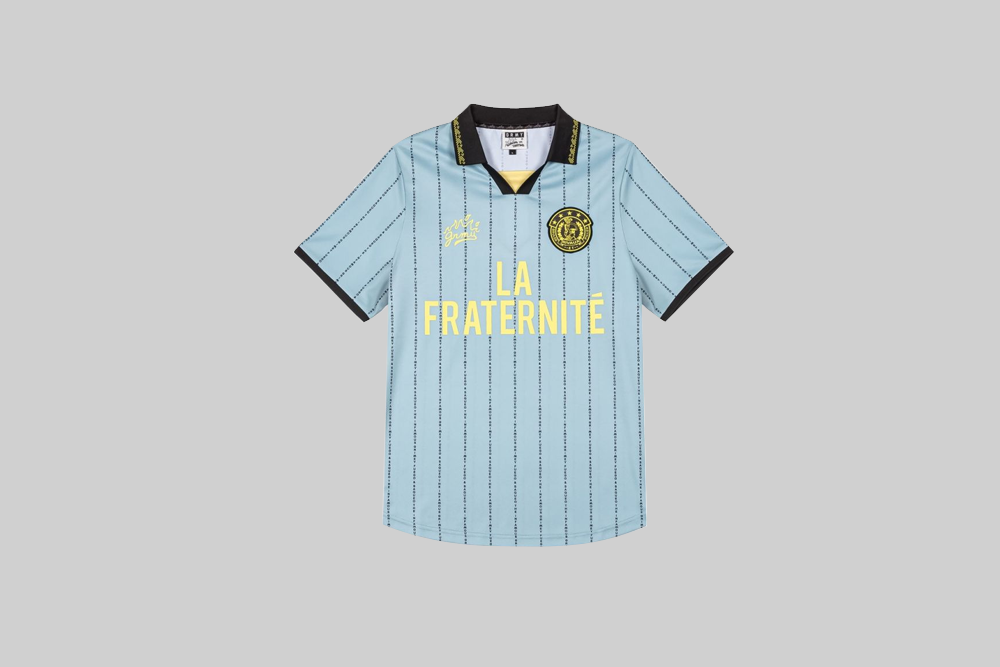 Grimey Fraternite Bruler Piller Soccer Tee