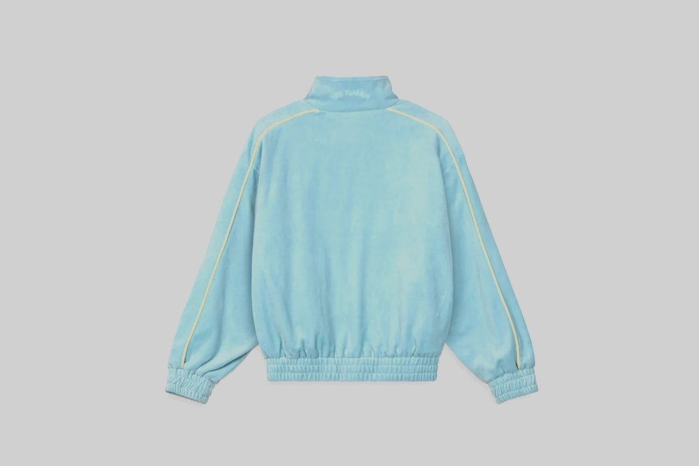 Grimey The Swarm DC Velvet Track Jacket - GVTJ194-BLU