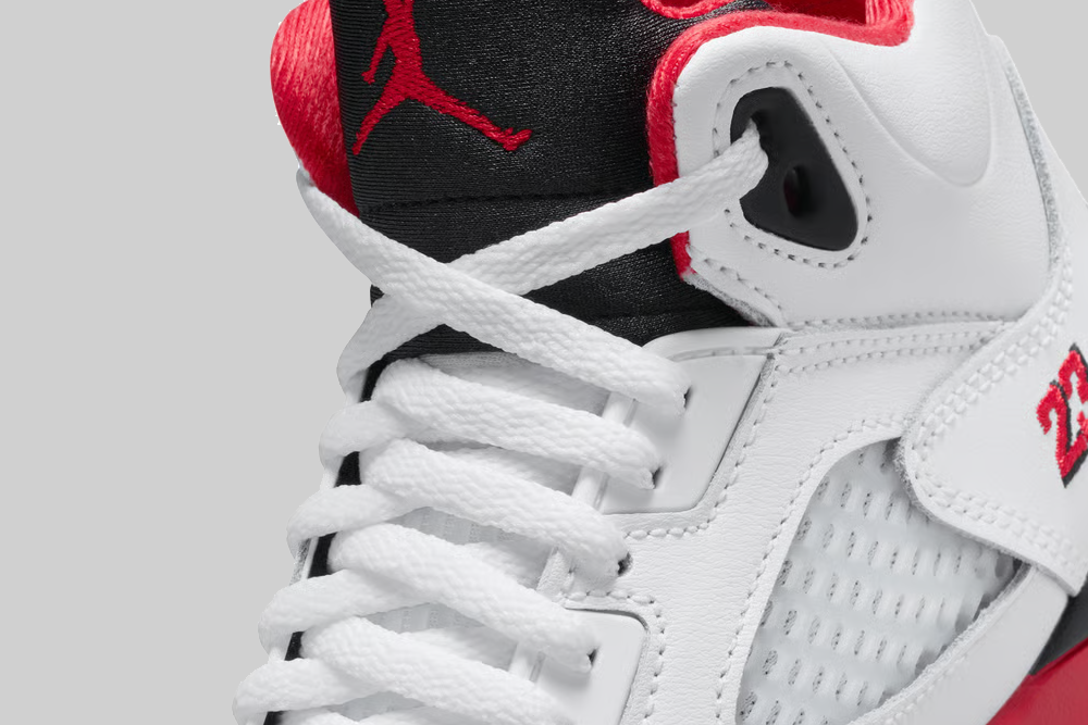 Air Jordan 5 OG 'White and Fire Red' (PS) - HQ7979-101 FTW - SNEAKERS - KIDS - KIDS - QS - FA - 25 en Lust México