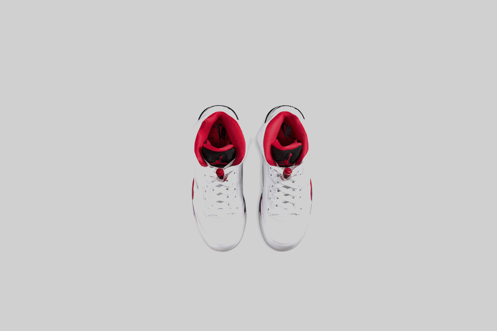 Air Jordan 5 OG 'White and Fire Red' (GS) - HQ7980-101 FTW - SNEAKERS - KIDS - KIDS - QS - FA - 25 en Lust México