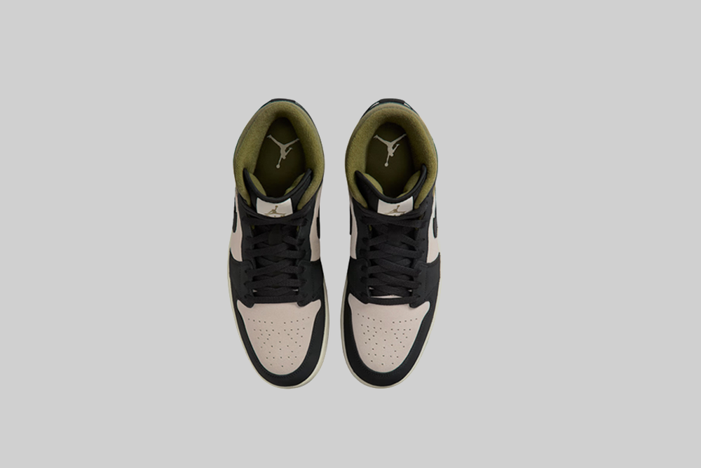 Air Jordan 1 Mid SE 'Medium Olive' - HV4091-102