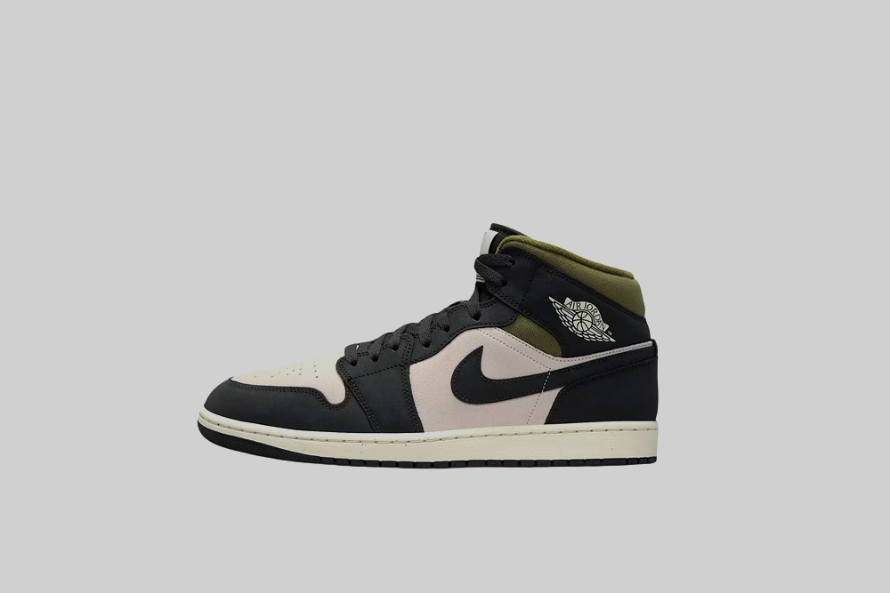 Air Jordan 1 Mid SE 'Medium Olive' - HV4091-102