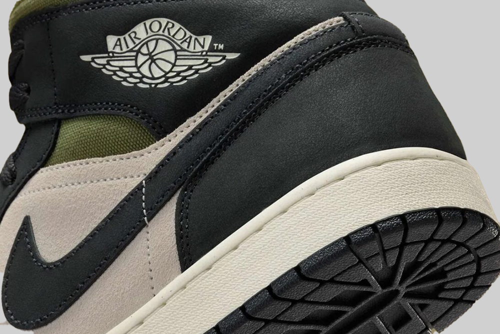 Air Jordan 1 Mid SE 'Medium Olive' - HV4091-102