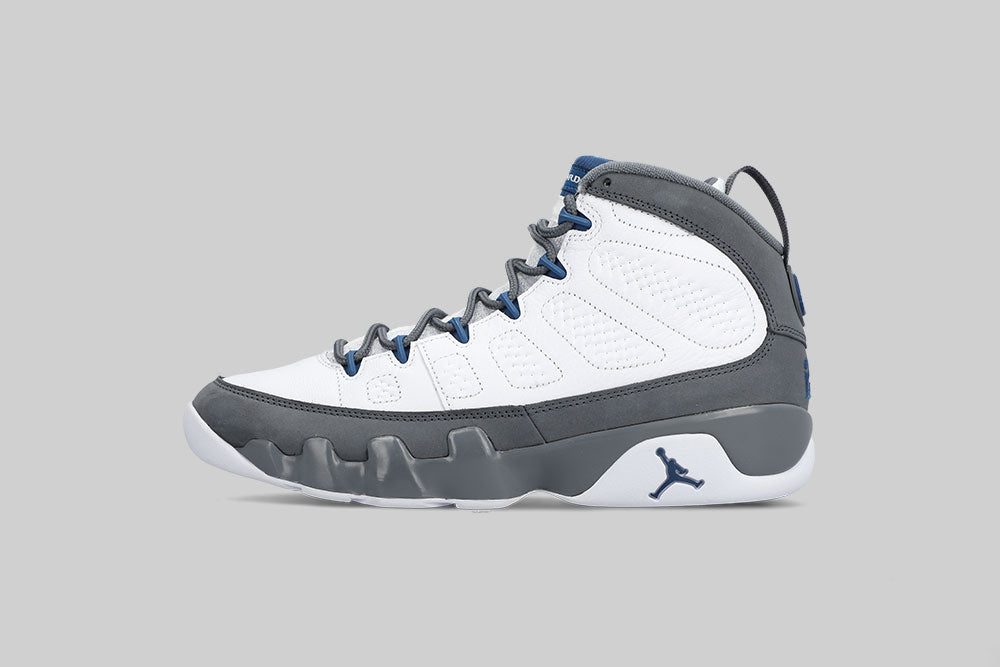 Air Jordan 9 'Flint Grey and French Blue' - HV4794-100 | Lust México
