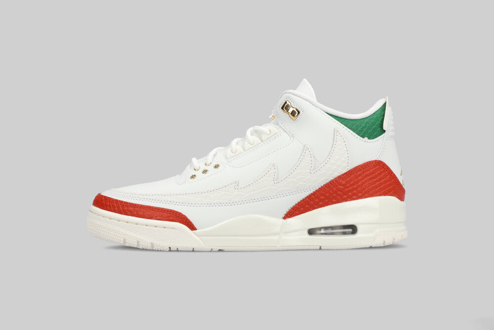 Air Jordan 3 Retro "El Vuelo" 'Summit White and Pine Green' FTW - SNEAKERS - MEN - ADULT - QS - FA - 25 en Lust México
