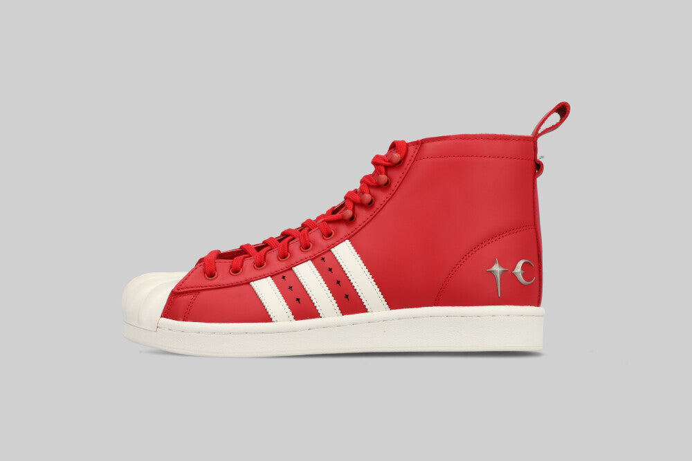 adidas x Thug Club Superstar Boot Luxe 'Red White' - JP6518 | Lust Mxico