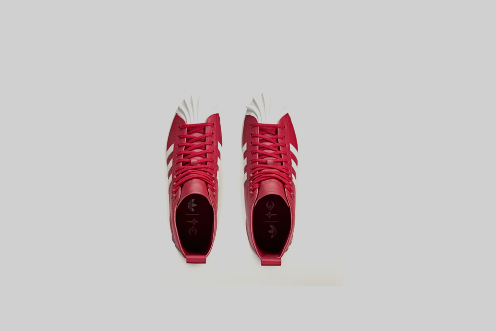 adidas x Thug Club Superstar Boot Luxe 'Red White' - JP6518
