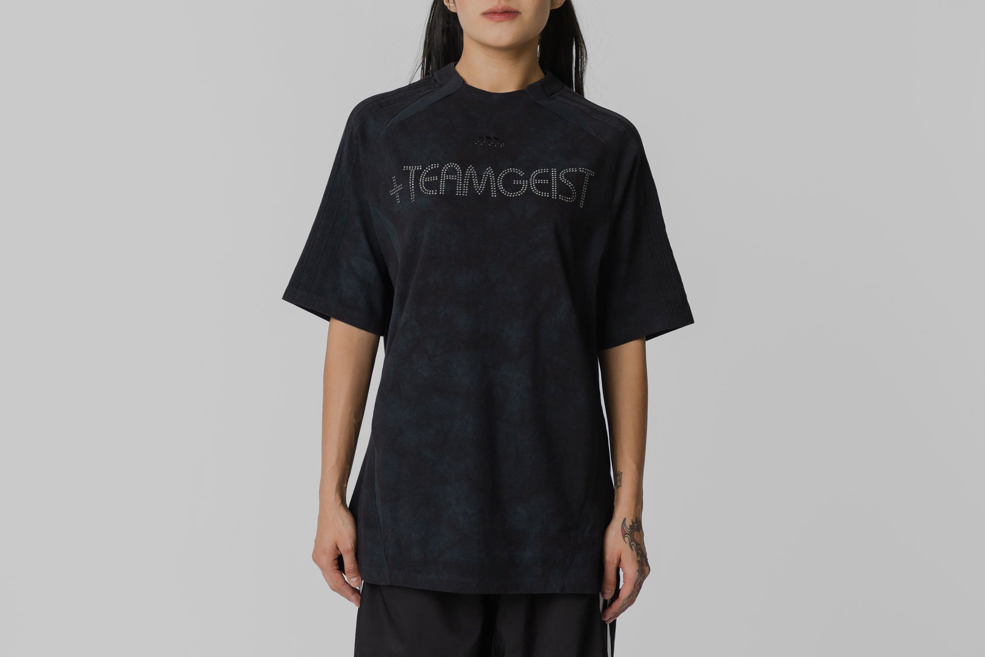 Women's adidas Adilenium Season 4 Teamgeist Washed Rhinestone Tee - KF3113