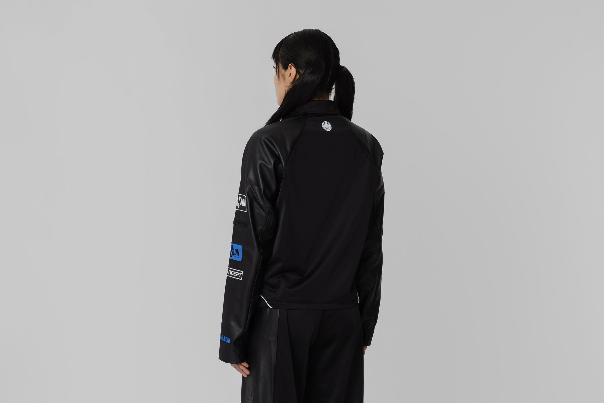 Women's adidas Adilenium Season 4 Teamgeist Faux Leather Track Top - KH1985