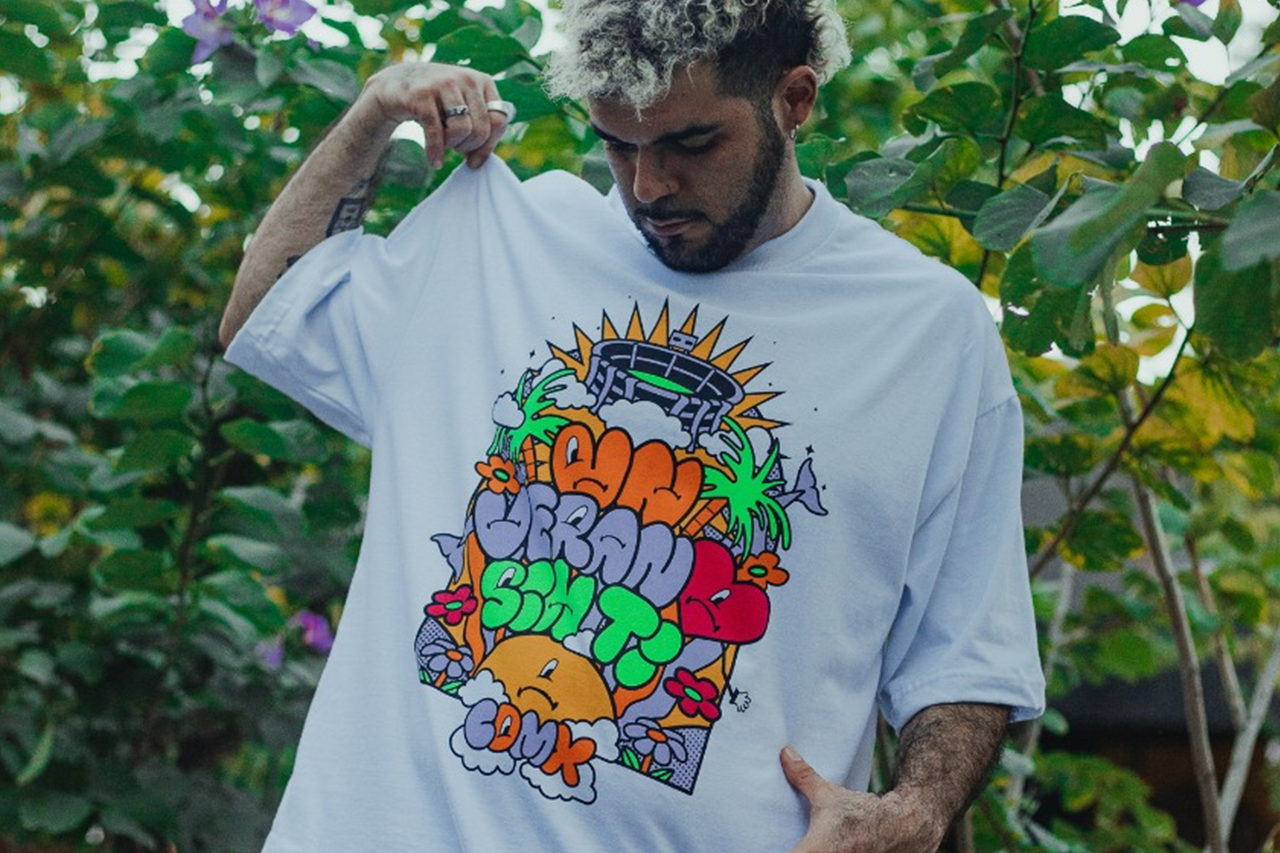 BAD BUNNY GRAFFITTY TEE WHITE (6860824707138)