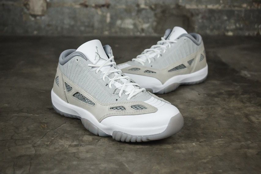 AIR JORDAN 11 RETRO LOW IE LT OREWOOD BRN/NEUTRAL GREY-WHITE (6817453899842)