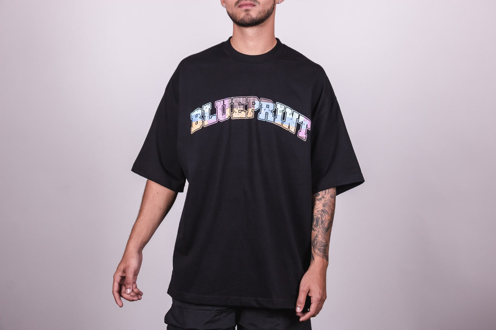 Blueprint Bandana Patchwork Tee (6886860062786)