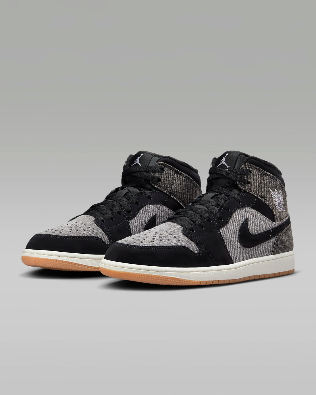 Air Jordan 1 Mid 'Black Denim'