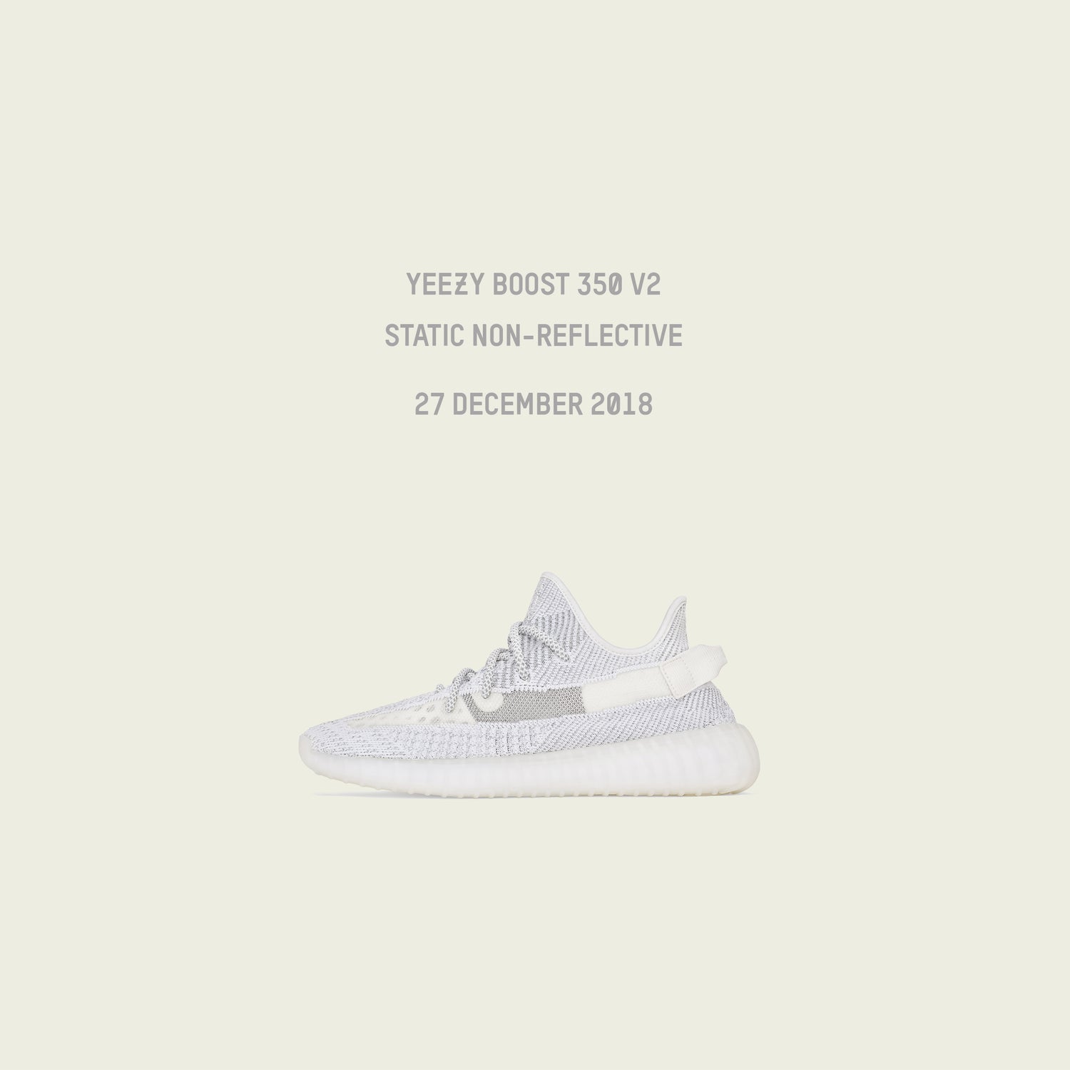 Yeezy Boost 350 V2 “Static Non-Reflective”