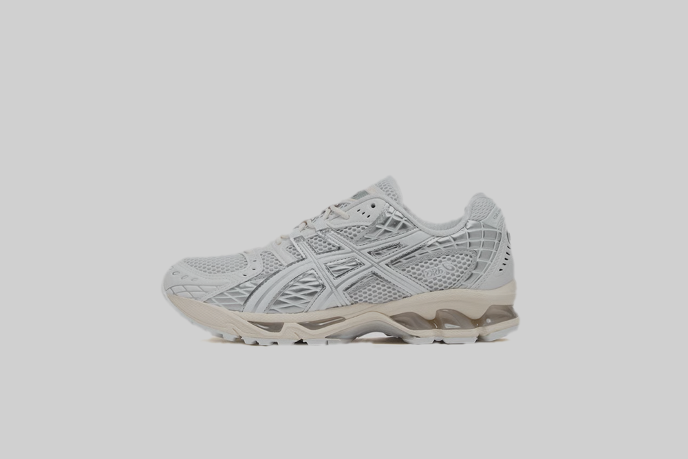 ASICS GEL-NIMBUS 10.1 White and Pure Silver'