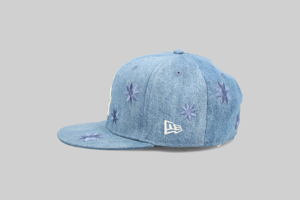 New Era Los Angeles Dodgers MLB Flower Embroidery 59Fifty Cap