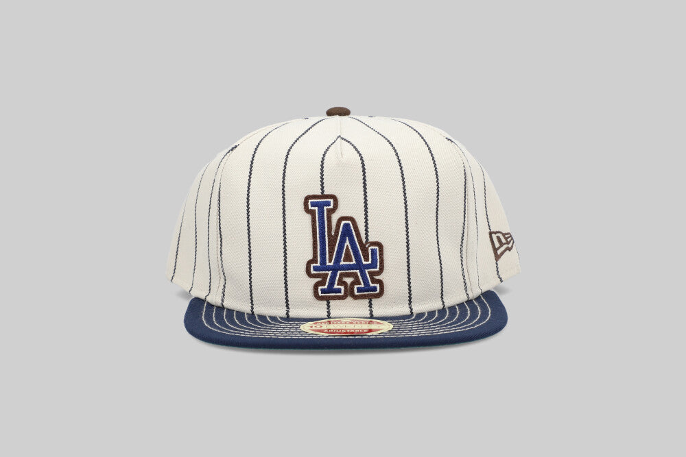 New Era Los Angeles Dodgers MLB Heritage Stripe Dark 19Twenty Cap  - 14737600