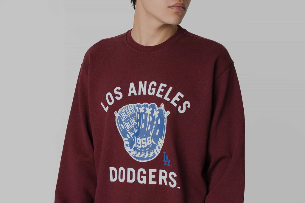 New Era Los Angeles Dodgers MLB Glove Crewneck - 14742041 - Lust México
