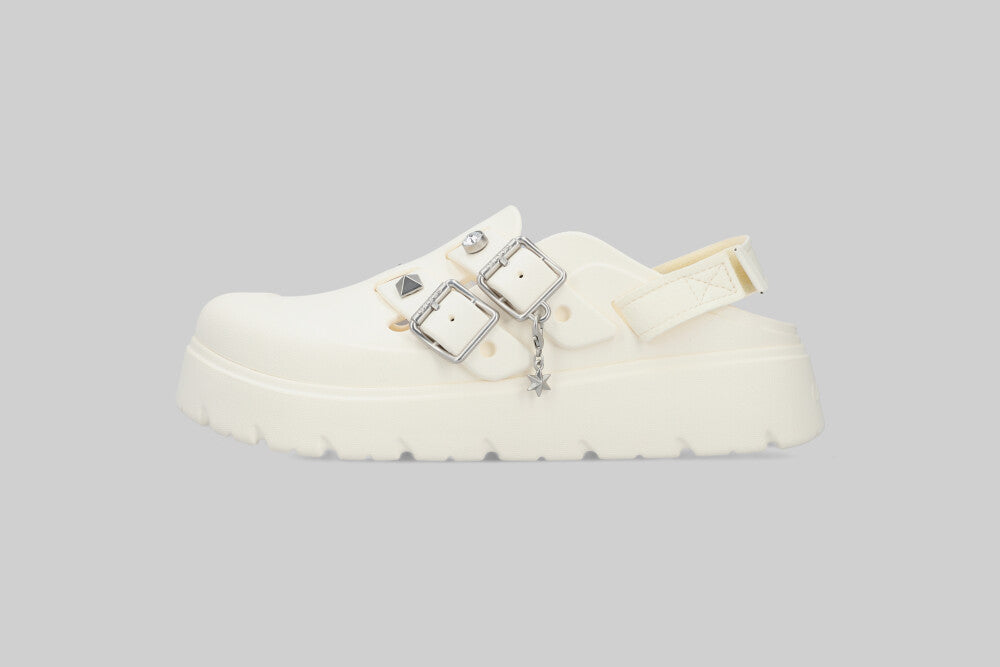 Crocs Loaferette Star Studded Clog 'Chalk' - 214212-0WV - Lust México