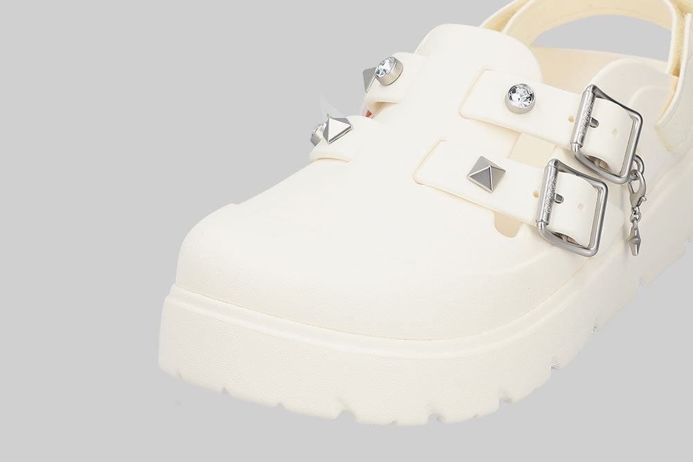 Crocs Loaferette Star Studded Clog 'Chalk' - 214212-0WV - Lust México