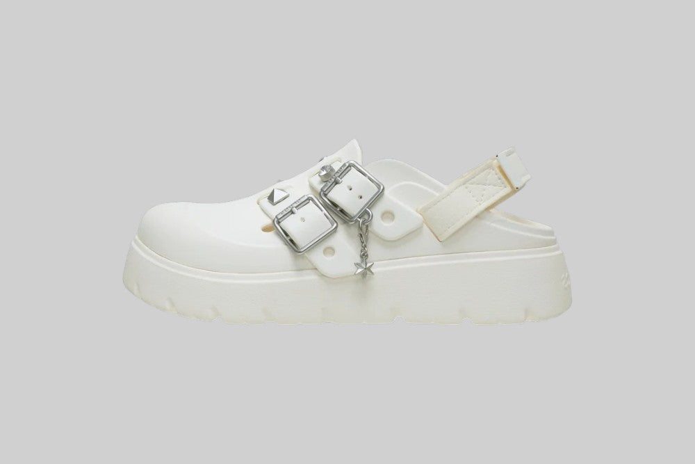 Crocs Loaferette Star Studded Clog 'Chalk' - 214212-0WV