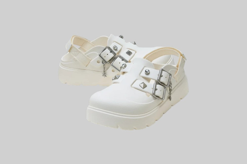 Crocs Loaferette Star Studded Clog 'Chalk' - 214212-0WV