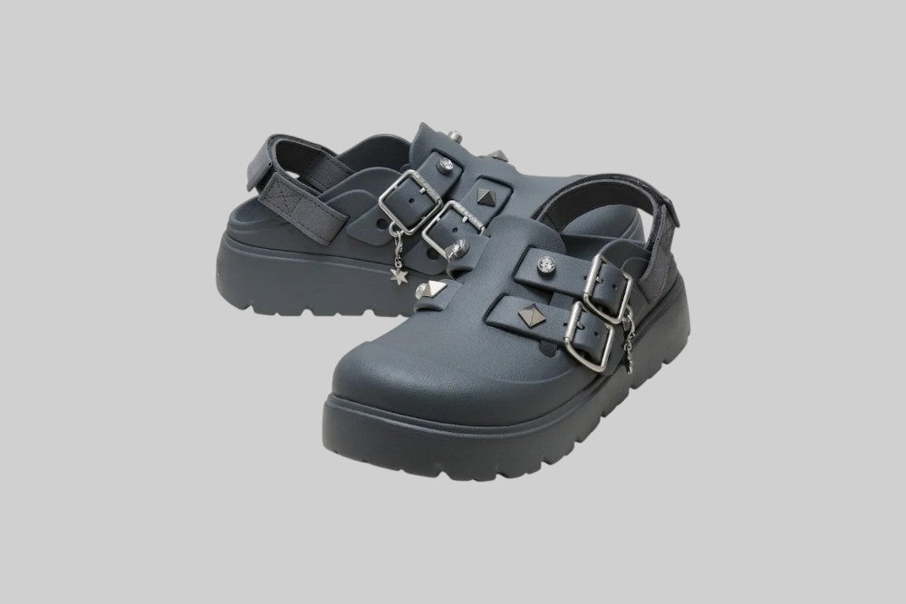 Crocs Loaferette Star Studded Clog 'Carbon' - 214212-0YK