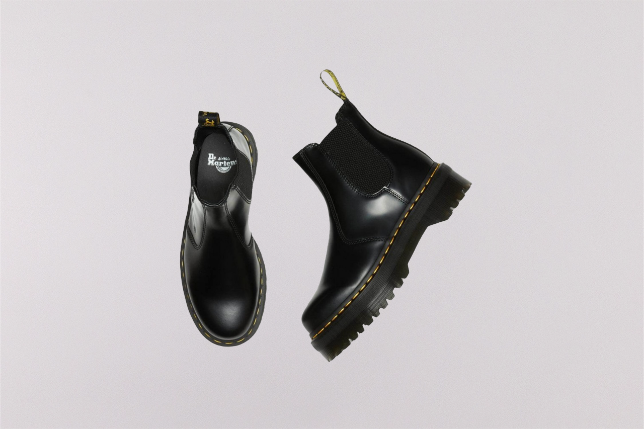 Dr. Martens 2976 Smooth Leather Platform Chelsea Boots - [sku] - Lust México
