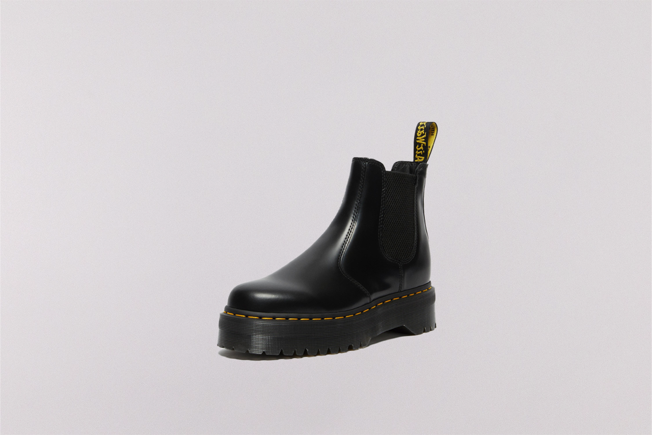Dr. Martens 2976 Smooth Leather Platform Chelsea Boots - [sku] - Lust México