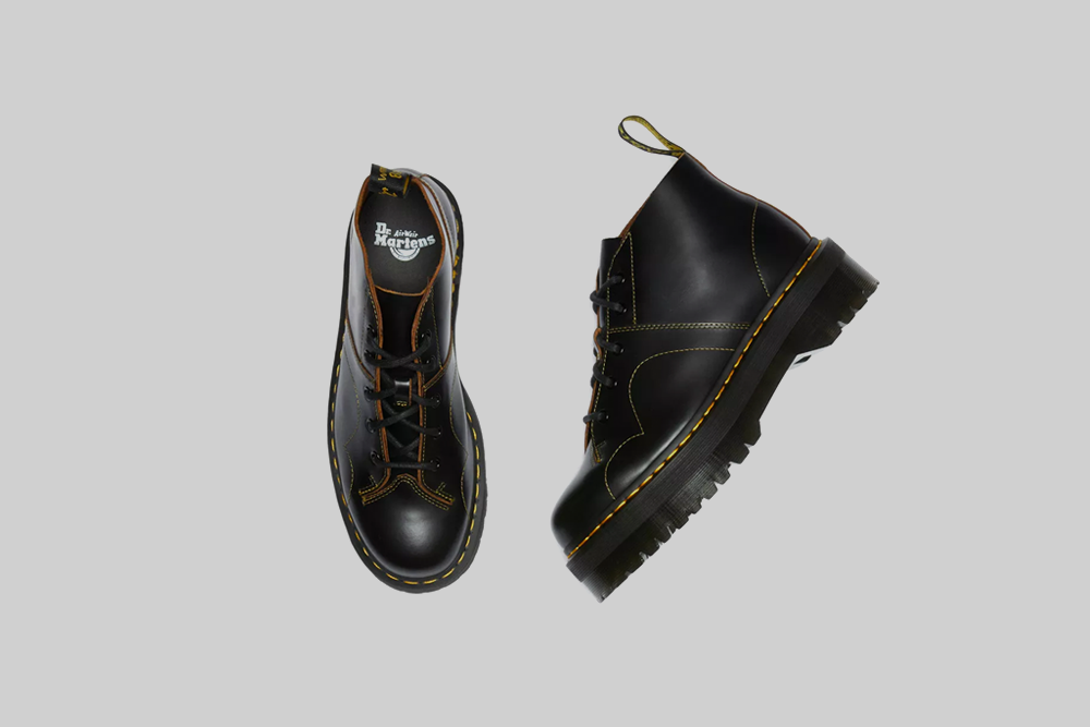 Dr. Martens Church Quad Leather Platform Monkey Boots - [sku] - Lust México
