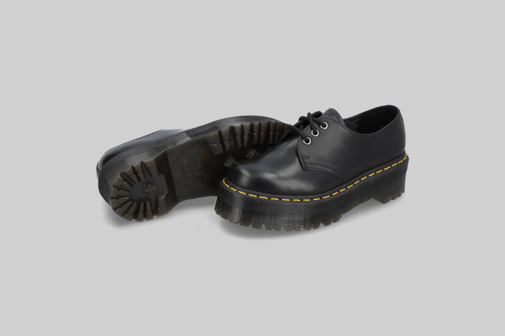 Women's Dr. Martens 1461 Smooth Leather Quad Platform - 25567001 - Lust México