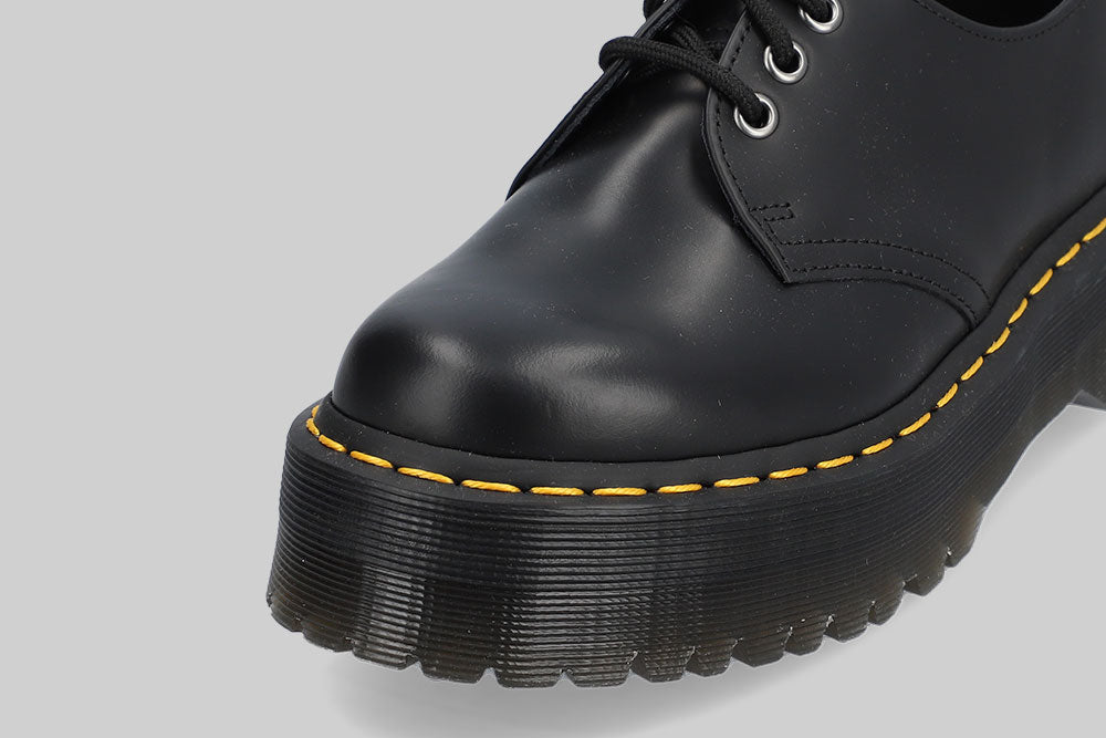 Women's Dr. Martens 1461 Smooth Leather Quad Platform - 25567001 - Lust México