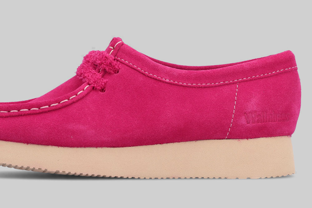 Women's Clarks Wallabee 2604 'Bright Pink'