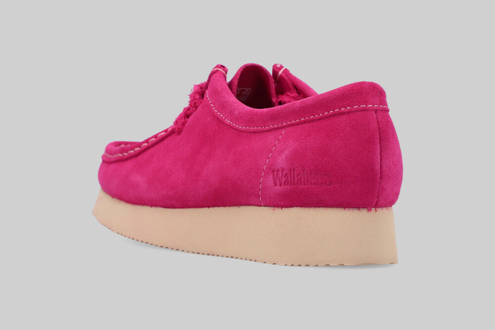 Women's Clarks Wallabee 2604 'Bright Pink'
