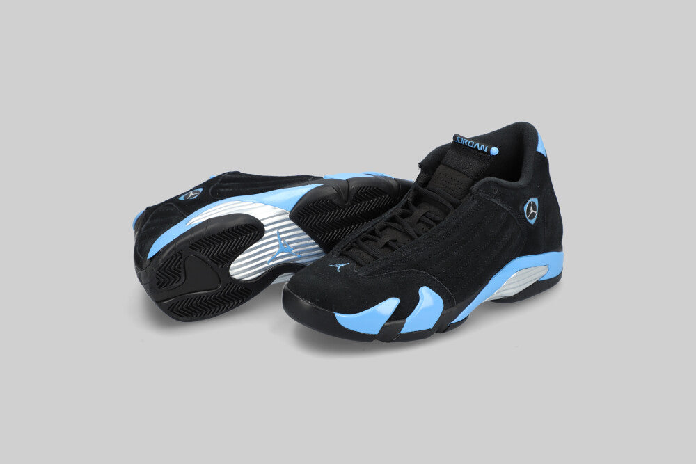 Air Jordan 14 Retro 'Black and University Blue' - 487471-007 - Lust México