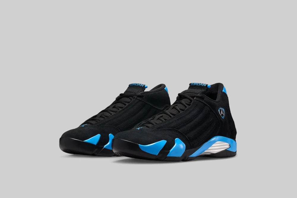 Air Jordan 14 Retro 'Black and University Blue' - 487471-007 - Lust México