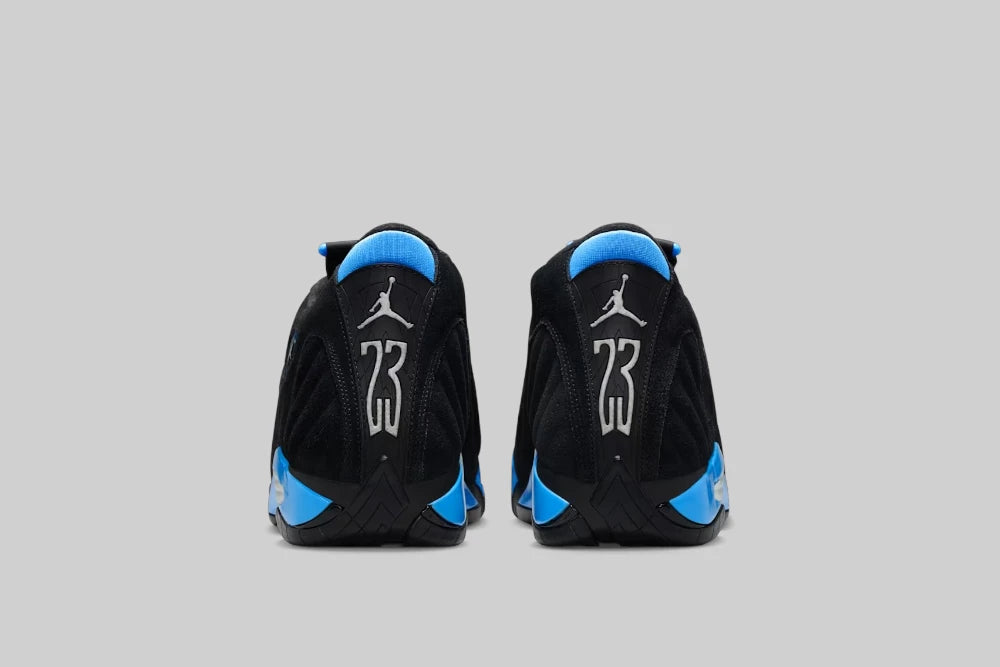 Air Jordan 14 Retro 'Black and University Blue' - 487471-007 - Lust México